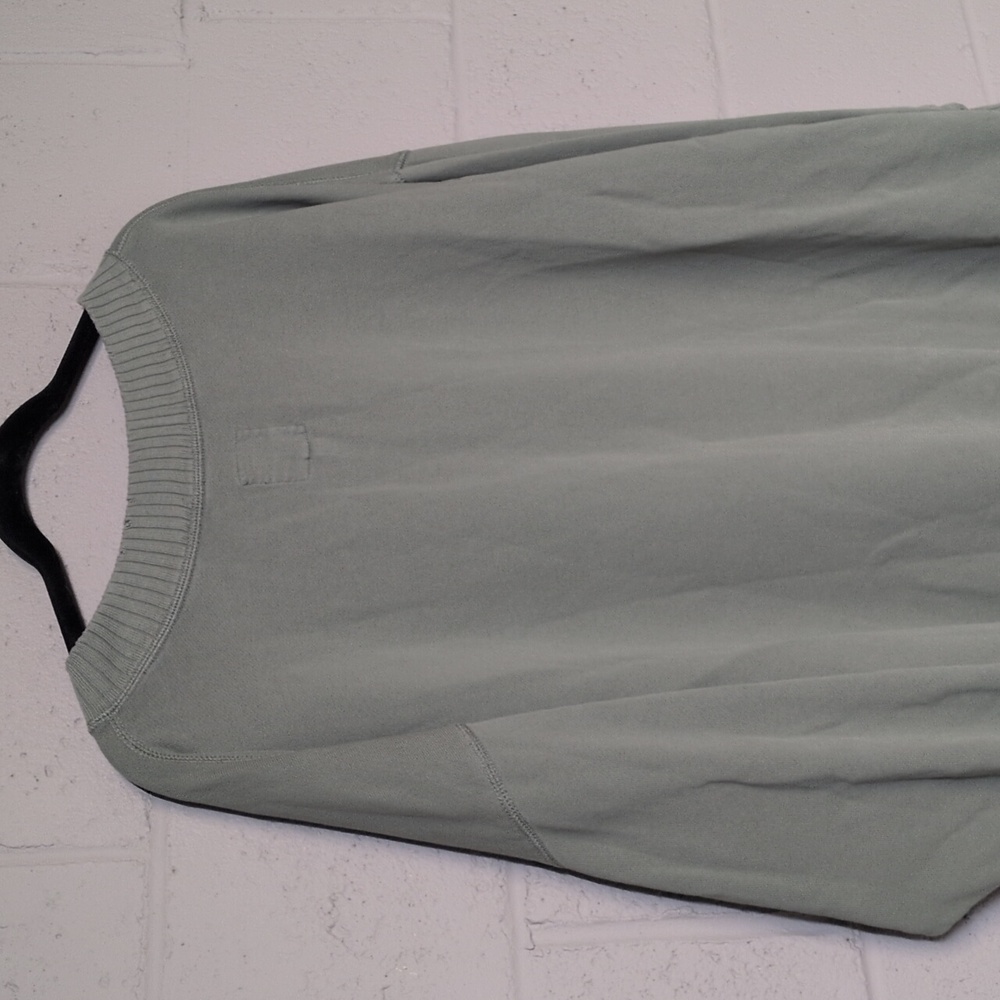 Aerie’s Down-To-Earth V-Neck Sweatshirt, Oversized, Size Large - Picture 6 of 6